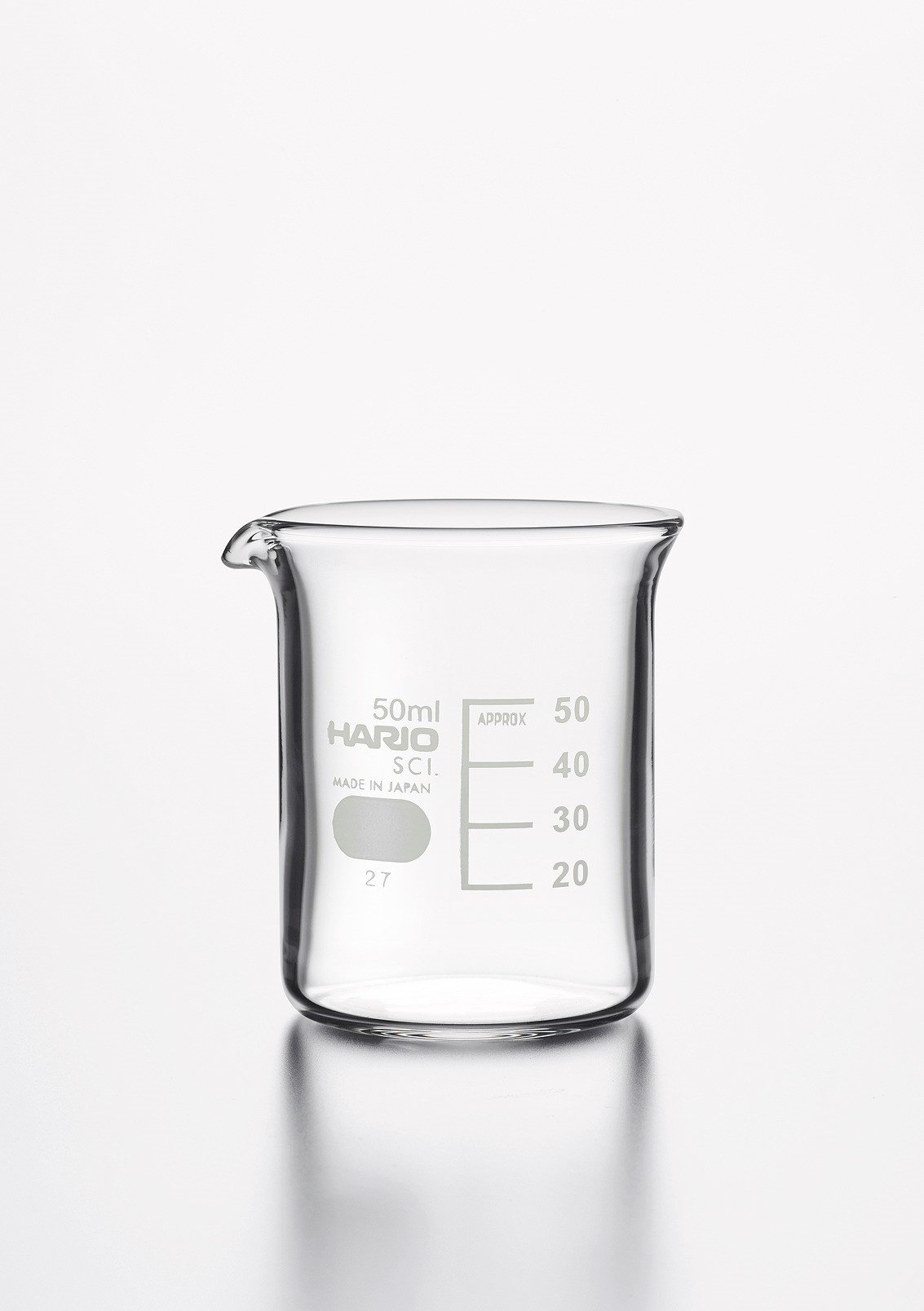 【送料無料】HARIO(ハリオ) ビーカー ケース販売 サイズ：50mL