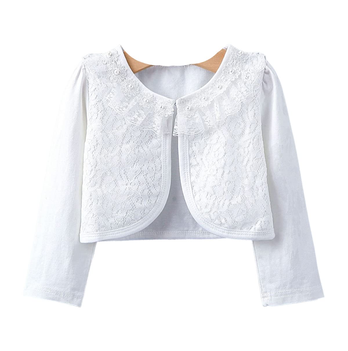 【送料無料】[VIISEN] キッズ ボレロ 長袖 ボレロ 子供 結婚式 ボレロ 子供服 女の子 春夏秋 可愛い フ..