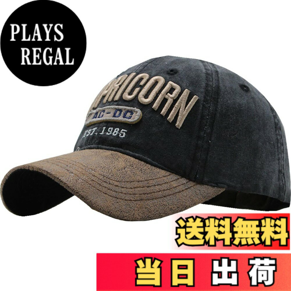樂天商城 - 【送料無料】[ホワイトファング] 帽子 キャップ ヴィンテージ 英字 かっこいい アウトドア カジュアル ファッション メンズ CZ183 色：ブラック、サイズ：Free Size