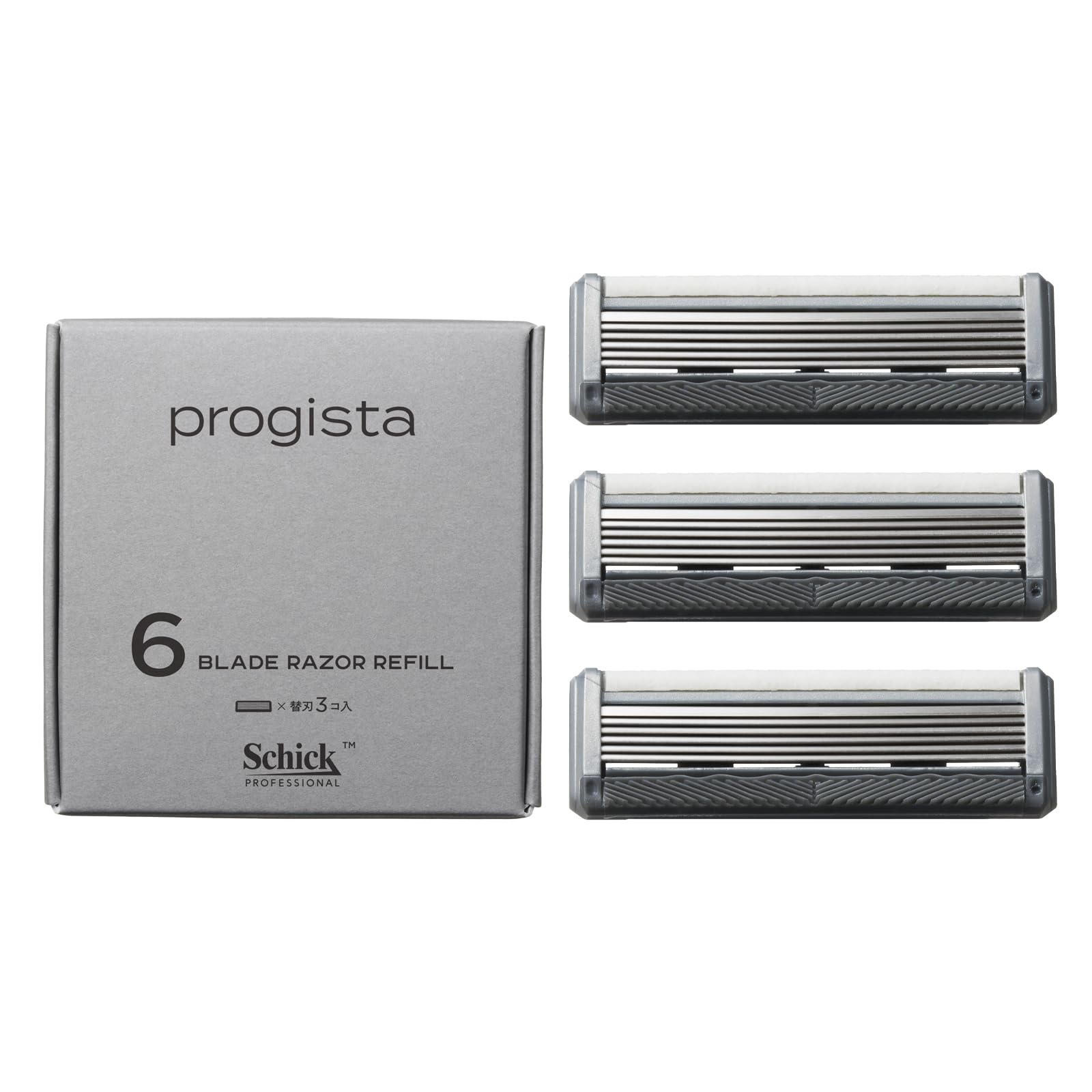 【送料無料】Schick(シック) progista プロジスタ 6枚刃シェーバーホルダー(刃付き) 男性カミソリ ひげ..