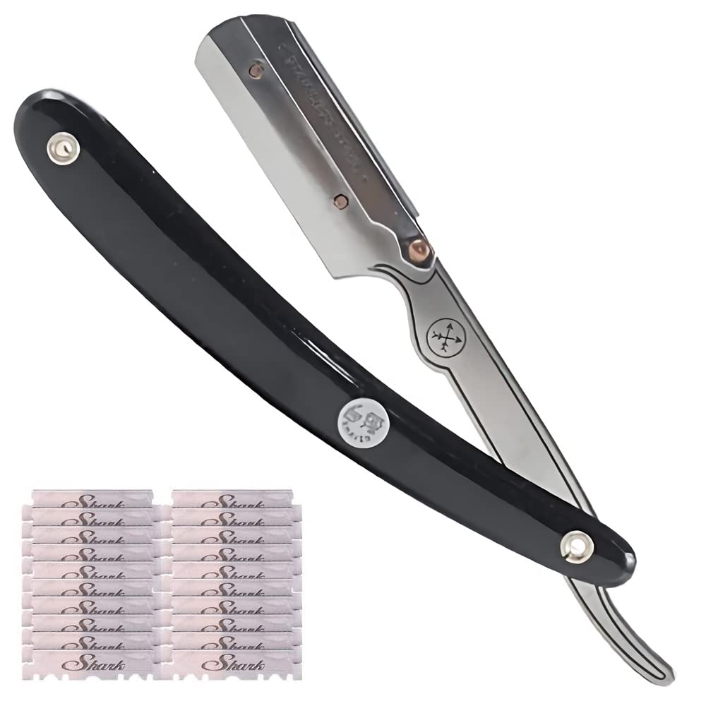 【送料無料】parker (パーカー) 剃刀 プロ仕様 替刃 20枚セット 日本語説明書付き (長さ：14.6 cm/重量..