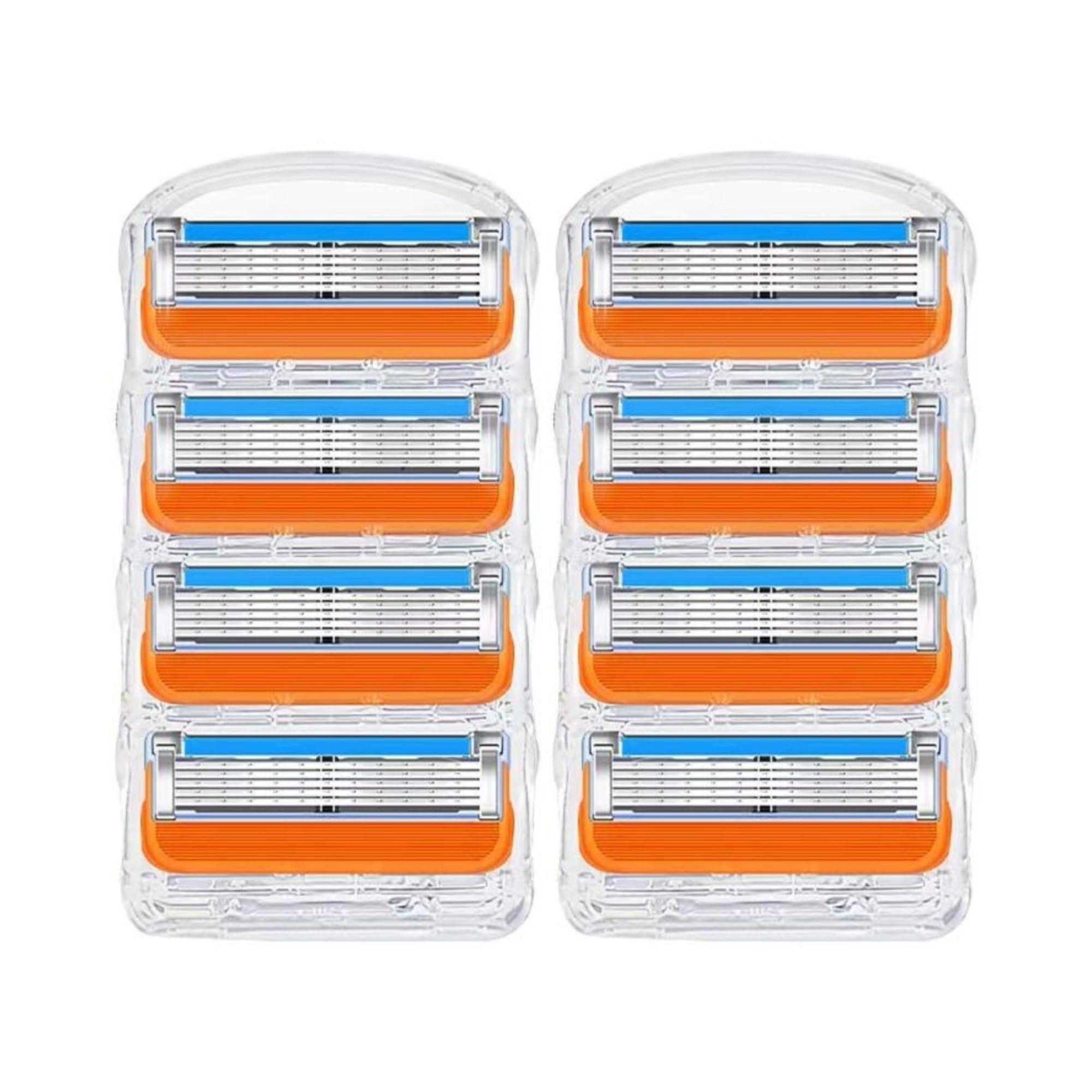 【送料無料】YCthriving ジレット対応 替刃 フュージョン 8個入 Fusion 替え刃 5枚刃 互換品 メンズカミソリ替刃 マニュアル カミソリ オレ...