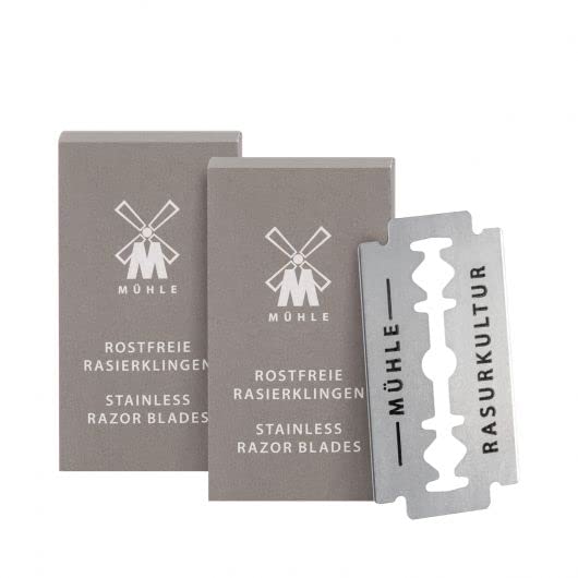 【送料無料】ミューレ 両刃替刃 シリーズ サイズ：10シート（x 2)