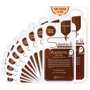 【送料無料】MEDIHEAL(メディヒール) PLACENTA REVITAL ESSENTIAL MASK 10枚入り フェイスマスク サイズ:10枚
