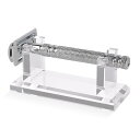 【送料無料】Linkidea アクリル製 メンズ カミソリスタンドホルダー 安定した収納ブラケット バスルームカウンタートップオーガナイザー お手入れ簡単 Vi...