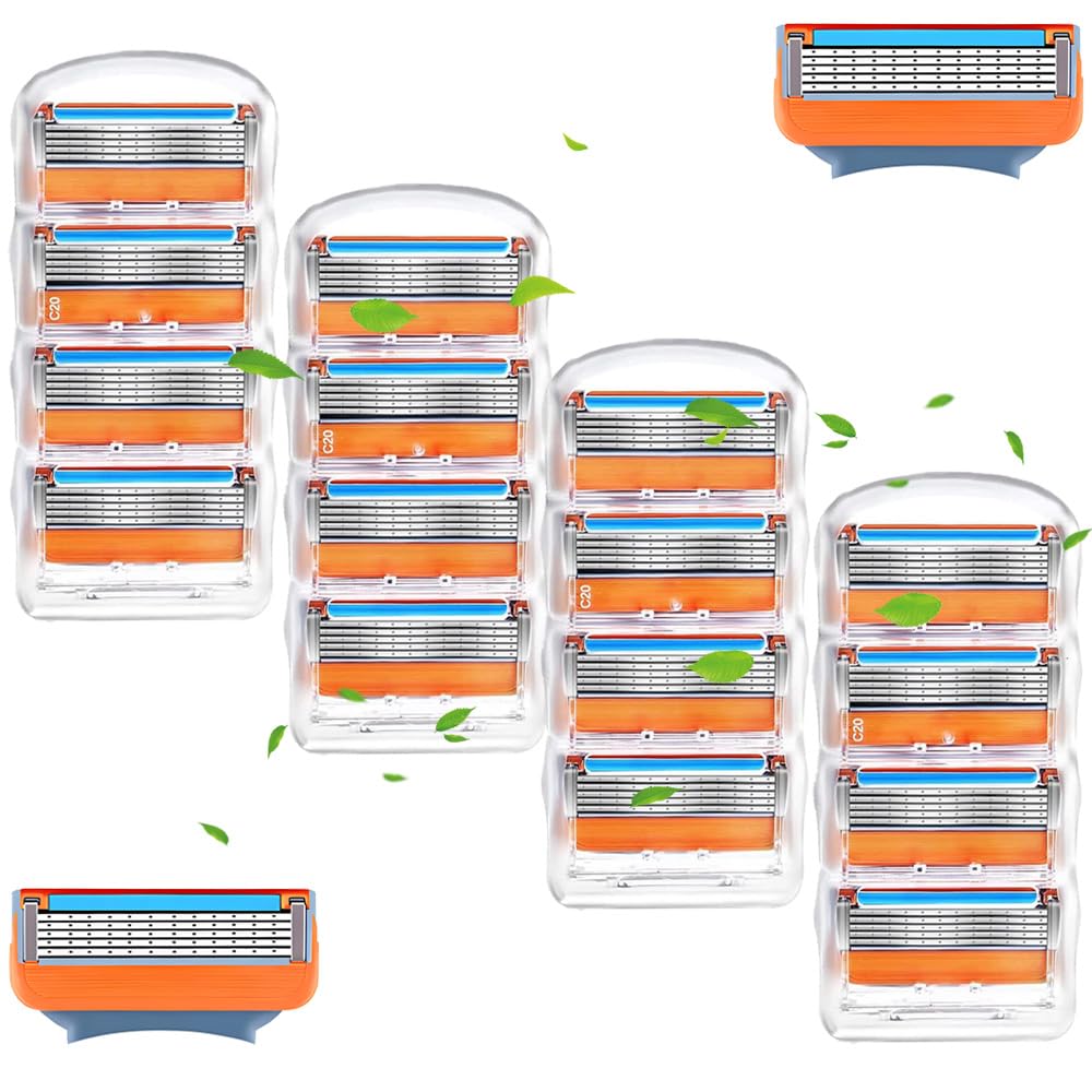 【送料無料】かみそり交換刃はジレットかみそりFusion 5+1交換刃手動かみそり交換刃かみそり交換刃男性..