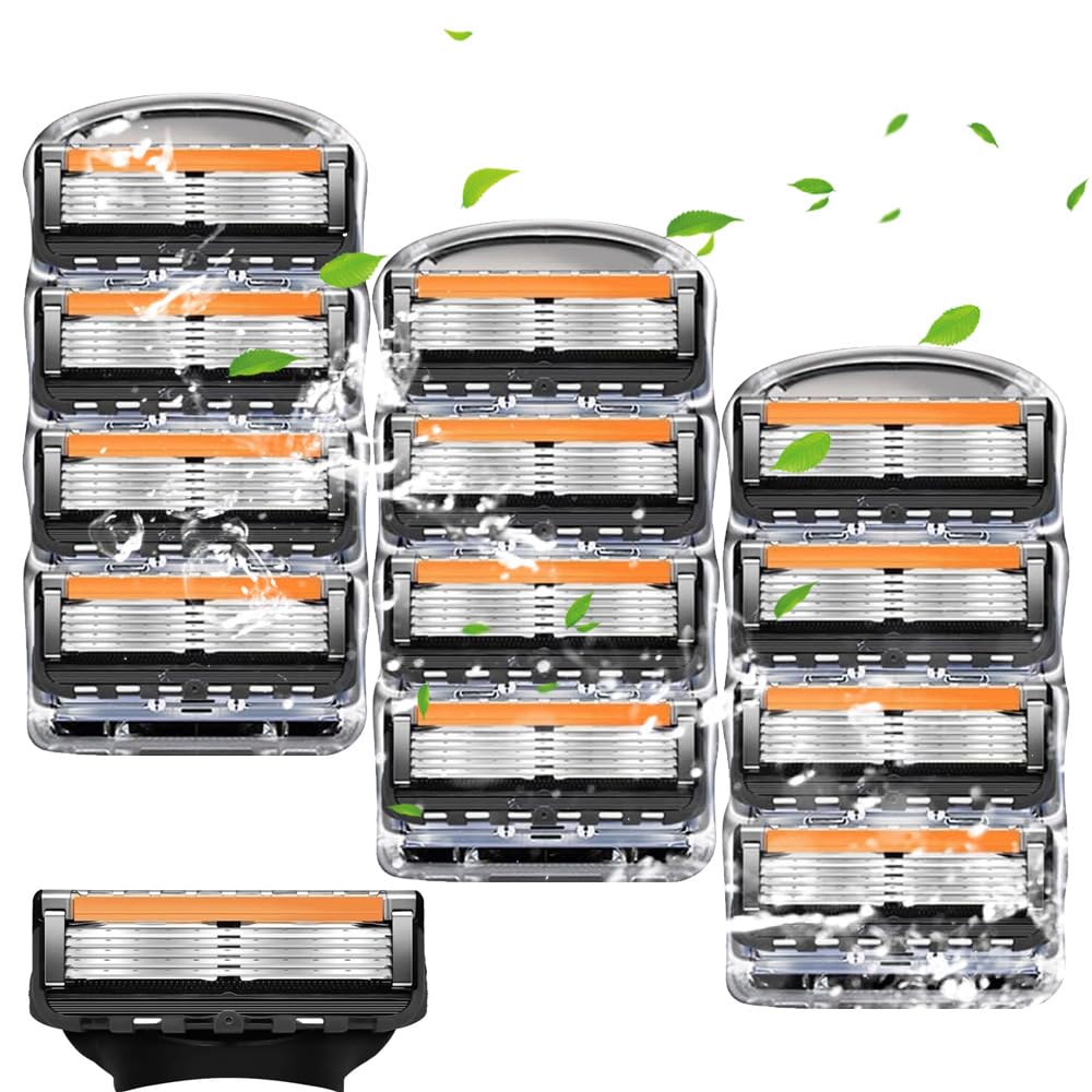 【送料無料】ジレット 替刃 プログライド ジレット 交換刃ジレット 対応ジレット対応 替刃 かみそりFusion 5+1交換刃手動かみそり交換刃髭剃り カミソリ替刃 色：CG-T-Q-4、サイズ：HB-12