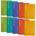 【送料無料】PLUS(プラス) ノート セミB5(6号)A罫30枚10冊パック NO-003AS-10P 76-729 色:色違い、サイズ:A4・40枚・A罫(7mm幅)
