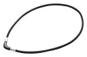 【送料無料】ファイテン(phiten)RAKUWA磁気チタンネックレス メンズ レディース【肩こり】【首こり】【こり改善】【こりの緩和】【血行改善】 S/N直列配列 紐全体から磁気を放出 就寝時使用可能 ビジネス カジュアル 独自技術「アクアチタン 色:ブラック、サイズ:45cm