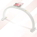 【送料無料】ハーフムーンライト 折りたたみ式 ネイルデスク用 28W プロフェッショナル LED ライト まつげエクステ用デスクランプ メイクアップデスクランプ 色温度 3000K-6000K サロン 家庭用 色:ホワイト