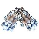 【送料無料】WHITE FANG(ホワイトファング) ニット 手袋 グローブ 防寒 秋冬 3Dプリント おもしろ ユニーク カジュアル メンズ レディース NT...