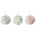 【送料無料】入浴ス3個セット 泡立てネット バスタオル ボディスポンジ ボディスクラブ 女性用 男性用 入浴スポンジ ふわふわ 超ソフト 肌にやさしい 花型 シャボン玉 背中も洗える 風呂用品 男女兼用パック 色:白、緑、ピンク