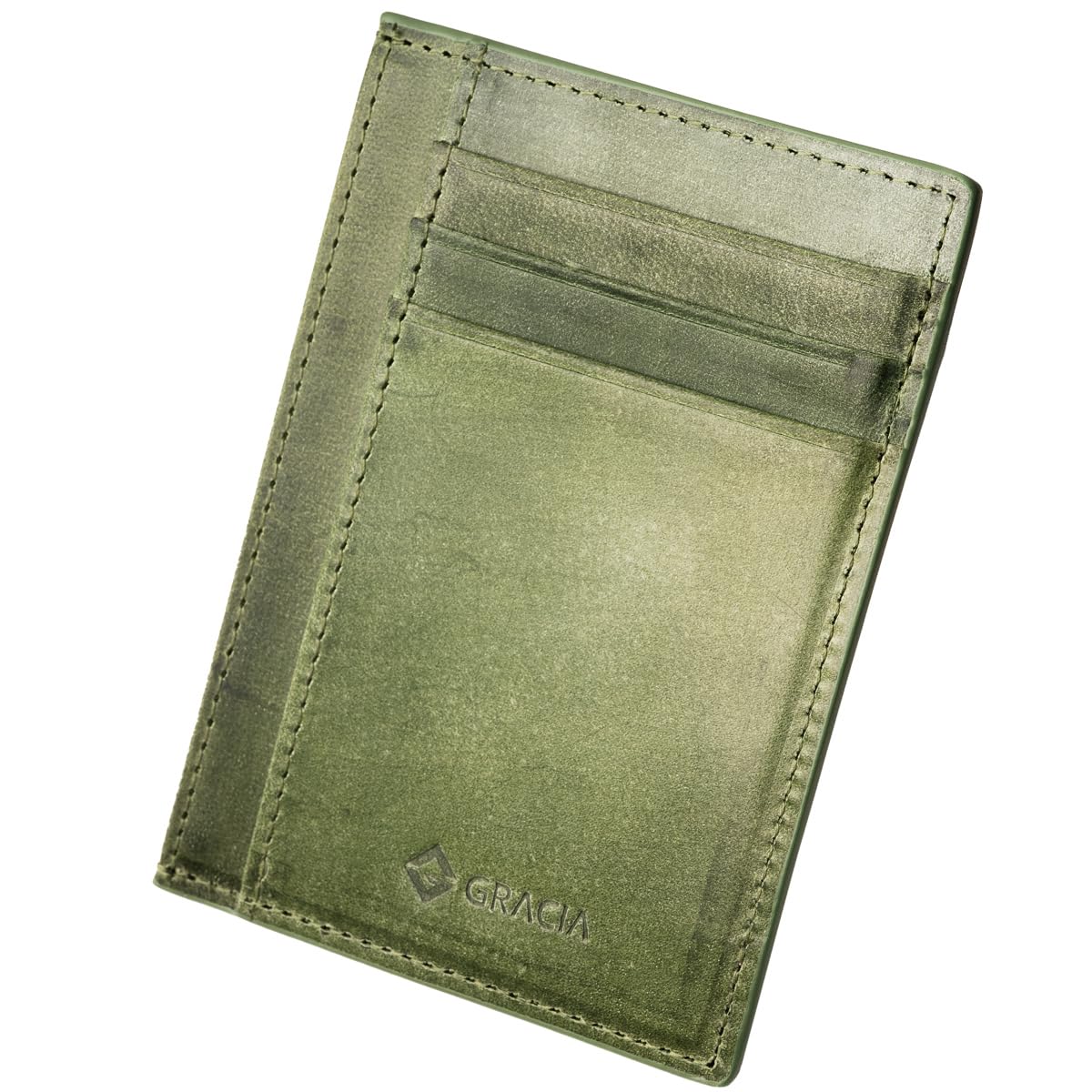 【送料無料】[GRACIA] ブライドルレザー カードケース フラグメントケース 小銭入れなし スリム コンパ..