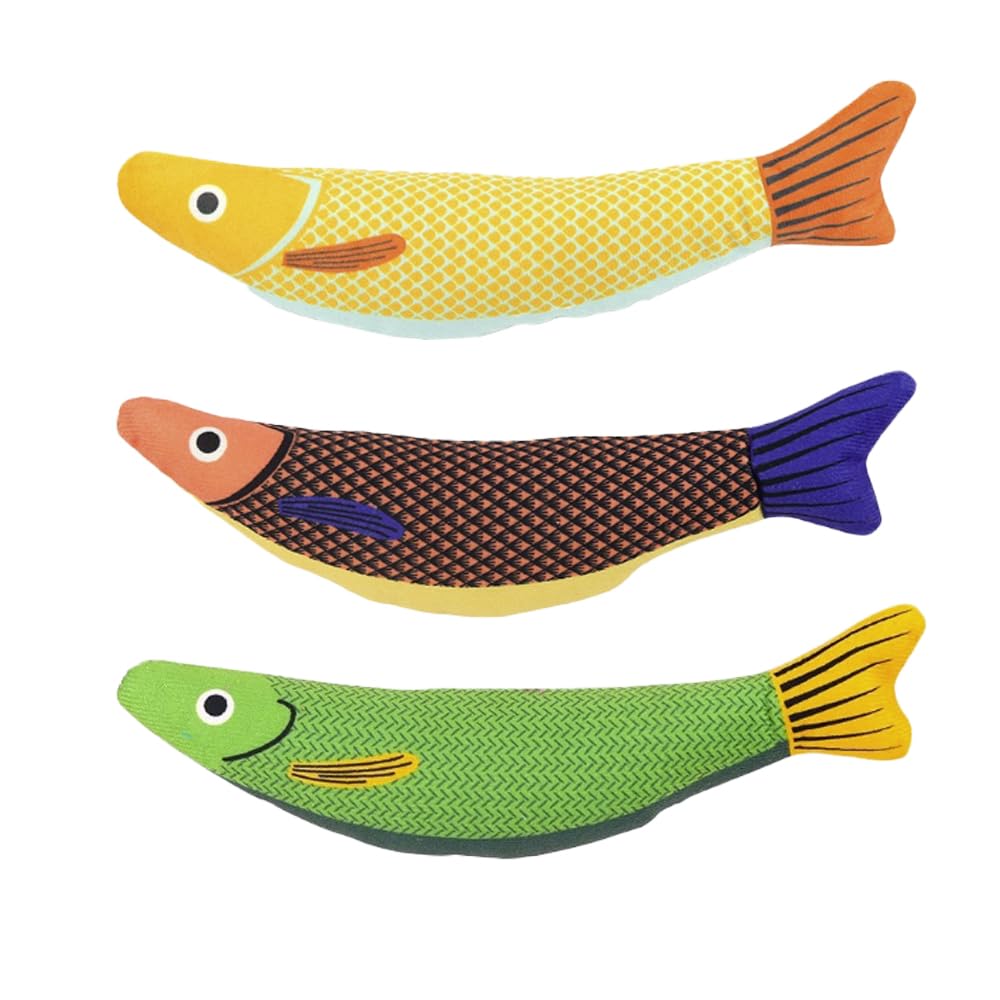 【送料無料】FUPUONE 猫 おもちゃ 魚 またたび 秋刀魚の形 またたび玩具 猫用ぬいぐるみ 色：3色