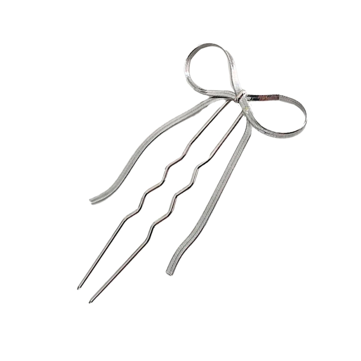 【送料無料】[Lapimou] ヘアアクセサリー ヘアアクセ ヘアピン Uピン かんざし 簪 髪飾り リボン シン..