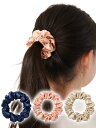 【送料無料】Utukky シルク ヘアゴム シュシュ オシャレ 大人 天然シルク100% 跡がつかないヘアゴム 髪ゴム おしゃれ ヘアアクセサリー 髪飾り 静電...