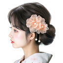 【送料無料】WoLraYuan 浴衣 髪飾り パール 花 ヘアクリップ 適切な 和風 和装 成人式 子供 結婚式 七五三 花火大会 卒園式 色:ローズゴールド