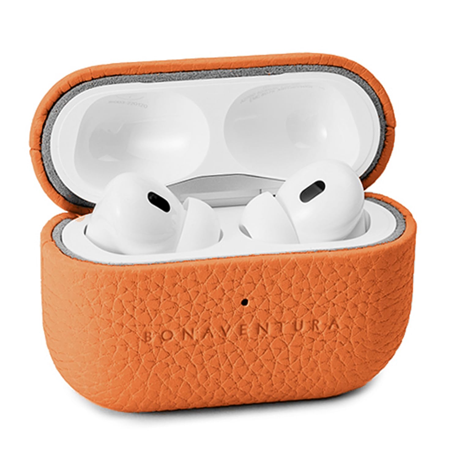 【送料無料】【BONAVENTURA】エアポッズプロ 2 ケース ボッタラートレザー (AirPods Pro 第2世代) 色：オレンジ
