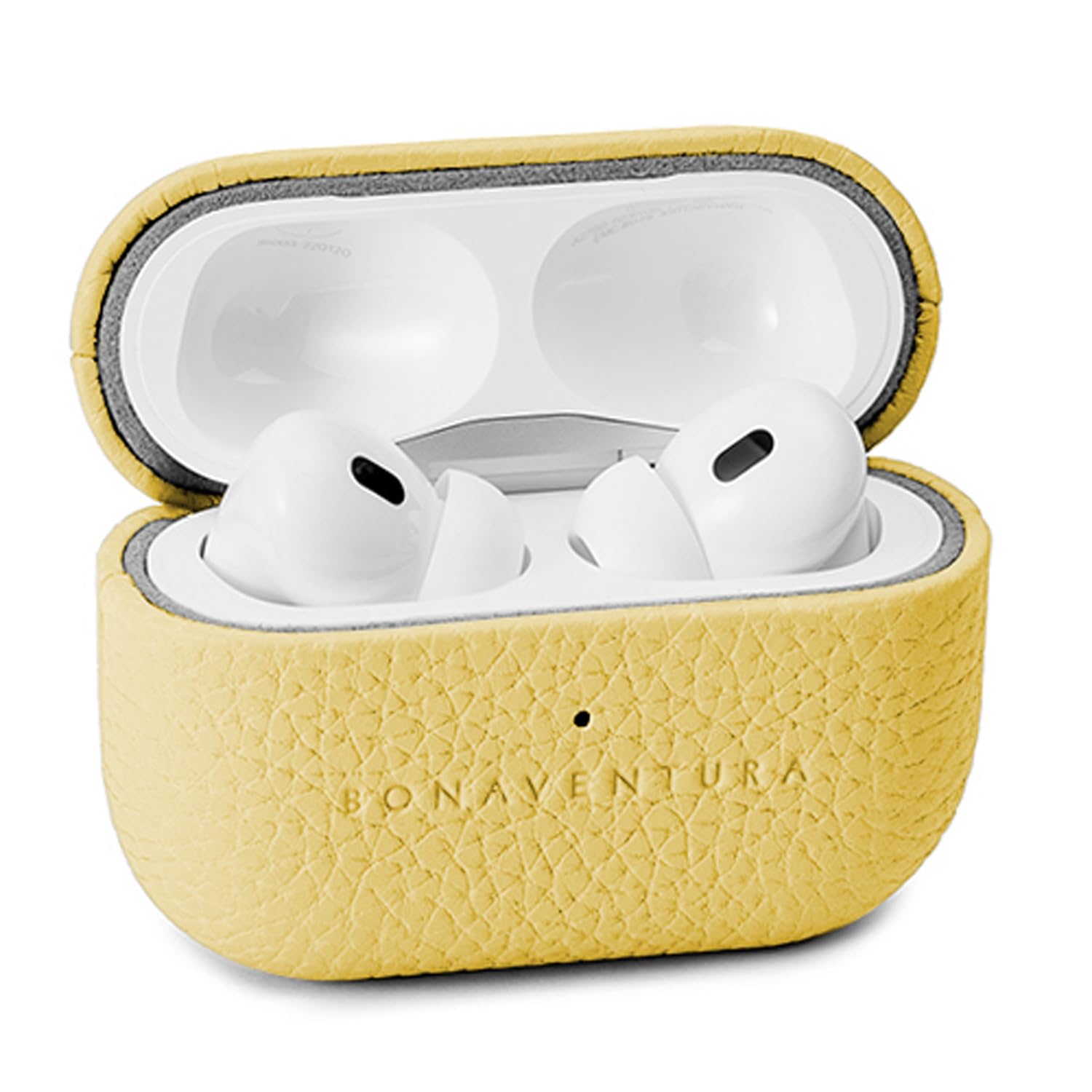 【送料無料】【BONAVENTURA】エアポッズプロ 2 ケース ボッタラートレザー (AirPods Pro 第2世代) 色：イエロー