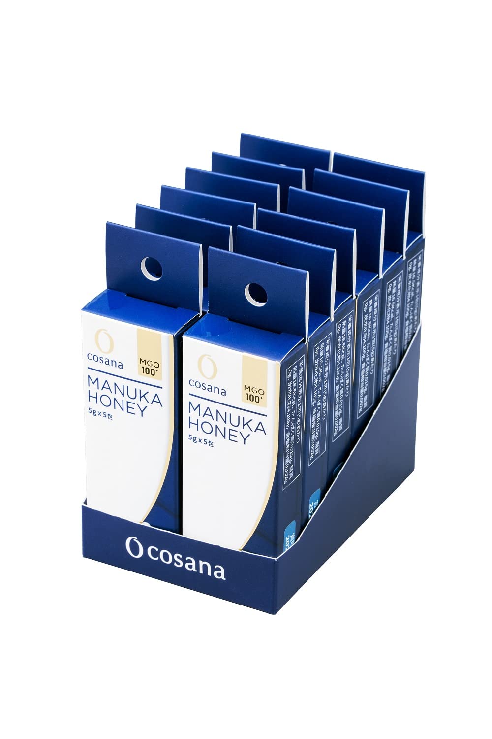 楽天PLAYS REGAL【送料無料】cosana コサナ マヌカハニーMGO100+ サイズ：5g×5包×12個