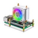 GeeekPi ICE タワークーラー Raspberry Pi 5 用 Raspberry Pi RGB 冷却ファン Raspberry Pi ヒートシンク付き Raspberry Pi 5 4GB/8GB