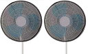 【送料無料】LeTradeJP 扇風機カバー 扇風機安全カ「2枚セット 直径40-45cm 」 ク ファンカバー 汎用 セーフティネット 家庭用 業務用 子供 ...