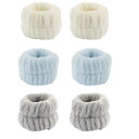 【送料無料】LeTradeJP リストバンド 洗顔用 吸水 手首バンド 手縫い 吸水性良い ふわふわ 伸縮性あり 手首 バンド (ホワイト+グレー+ブルー)