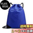 【送料無料】 リュック ジムサック 折り畳み 防水 軽量 多機能 ドローストリングバックパック 運動 旅行 アウトドア スポーツバッグ (ブルー)