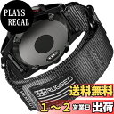 【送料無料】Hemsut ガーミンウォッチ ナイロンスポーツバンド Fnix/Forerunner/Approach/MARQ/Quatix/D2/Instinct/Enduro/Tactixシリーズ用 アップグレードされたコネクタ ガーミンのクイックフィットver 交換ベルト 男女兼用