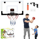 【送料無料】Taeku バスケットゴール, ミニバスケットボード玩具 ドア掛け式と壁掛け式おもちゃ ダンクシュート可能 トレーニング 耐衝撃 ストレス解消 レジ...