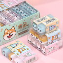 【送料無料】Refoiner 消しゴム 練り消しゴム 可愛い小動物24個セット製図用消しゴム 小学生 よく消える 飴のような消しゴム 大量 匂い付き消しゴム 面...