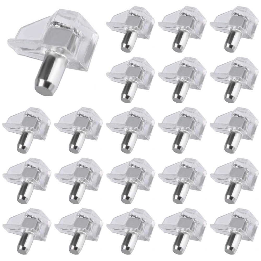 【送料無料】YFFSFDC 棚ダボ 40個セット 棚受ダボ Φ5mm ダボ 差し込みタイプ シェルフサポートピン 棚..