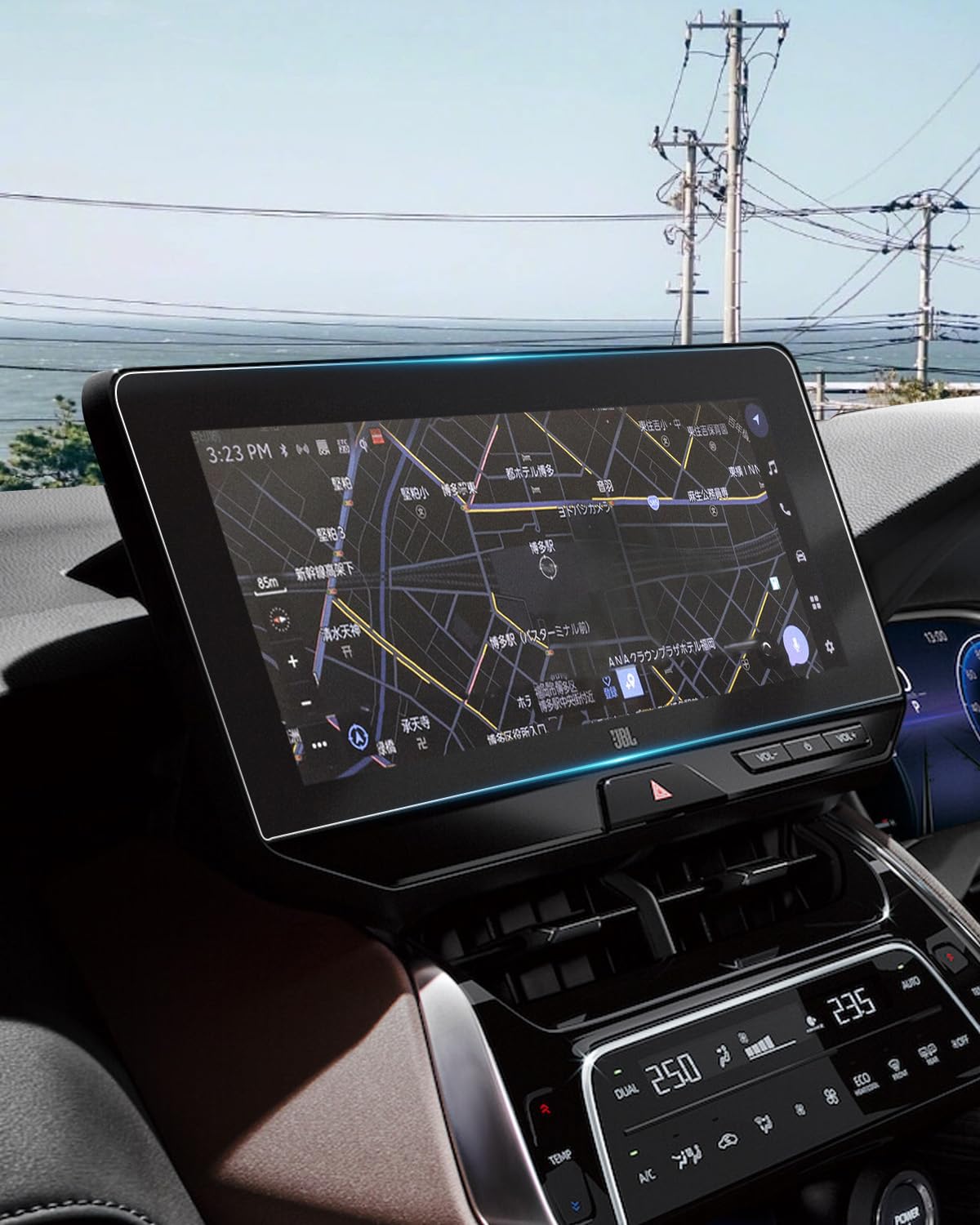 商品情報商品の説明主な仕様 【1:1サイズピッタリ・車種専用設計】新型 トヨタ ハリアー 80系 harrier 専用（2022.10〜現行）【対応機種】2022.10改良後のモデル専用12.3インチ T-Connectナビ全面カバータイプ、対応グレード：Z/Z“Leather Package”【抜群な反射防止・鮮明な視界】弊社の ハリアー80 ガラスフィルム はバイオニック蛾の目仕組みと最先端技術を融合し、自然界の反射防止メカニズムを完璧に擬する反射防止フィルムです。これによってさまざまな環境での運転中にも、ナビゲーションの視覚がこの上もない反射防止機能を持ち、同時に見やすさも損なわれていない。日中や夜間の映り込みによる視界の妨げに悩むことはもうありません。アンチグレアフィルムが好きな人に絶対におすすめです。【硬度9H・キズ防止】400°超高温の2次強化プロセスにより、弊社の ハリアー 80 カーナビ保護フィルム はより耐久性があり、強く割れにくくなります。国内基準の硬度9Hをクリア、傷から画面を守ります。体代わりとなって守り、大切なお車の価値を高く保ちます。2.5D弧形エッジ処理、破片も飛び散らなく、割れたガラスフイルムでの怪我も防止します。【撥水撥油・指紋・汚れに強い】高耐久AFコーティングが採用により、画面を触ってしまっても汚れや水分油分を残こさなく、指紋がっきにくい ハリアー harrier カーナビ フィルム です。たとえ汚れや指紋など付着されても拭きクロースで簡単に拭き取れ、常とするキレイな画面を保てます。【自動粘着・取り付けやすい】 弊社の harrier 80系 ガラスフィルム は特殊なシリコン素材採用により、ガラスフィルムを貼り付ける際に気泡が発生しにくいだけではなく、ディスプレイに自動的に粘着し、初心者でも簡単に取付可能です。もし気泡が入っても数日後が経つと徐々に消えます。初回の貼りが失敗しても、剥がして再度貼付けできます。【高感度タッチ・サラサラ指すベり】厚さわずか0.33mmの超薄設計やナノエッチング技術に基づいて表面加工でサラサラとした指すベりで感度が高く、快適なナビ操作をサポ一トする ハリアー 80系 アクセサリー です。【梱包内容】 ハリアー 80系 保護フィルム 反射防止 x1、固定用シールx2、拭き取り紙x1、ホコリ取りシートx1、マイクロファイバークロスx1、説明書x1br【アフターサービス】 3年間の安心が付き、3年間以内弊品 80ハリアー カーナビフィルム に何にか不具合・不良があれば無償交換または全額などのサービスを提供致しますので、ご安心してお買い求めください。何か不明点や問題があったら、ご連絡頂ければ迅速に対応させて頂きますので、いつでもお気軽にメールでご連絡ください。