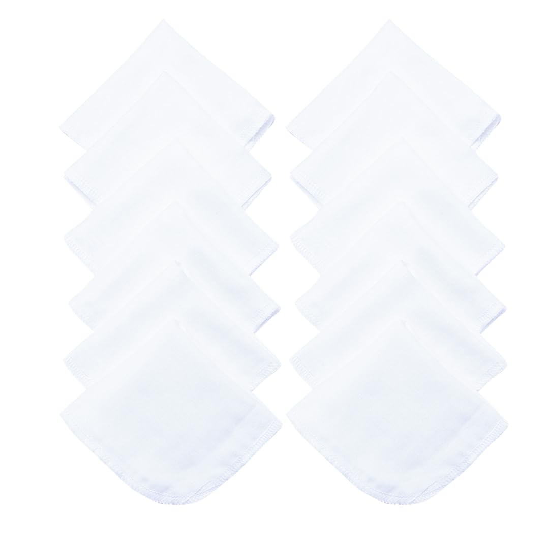 【送料無料】[HOOMCOOM] ガーゼハンカチ ベビー 4層 赤ちゃんガーゼ 名前を書ける 保育園用 男の子 女..