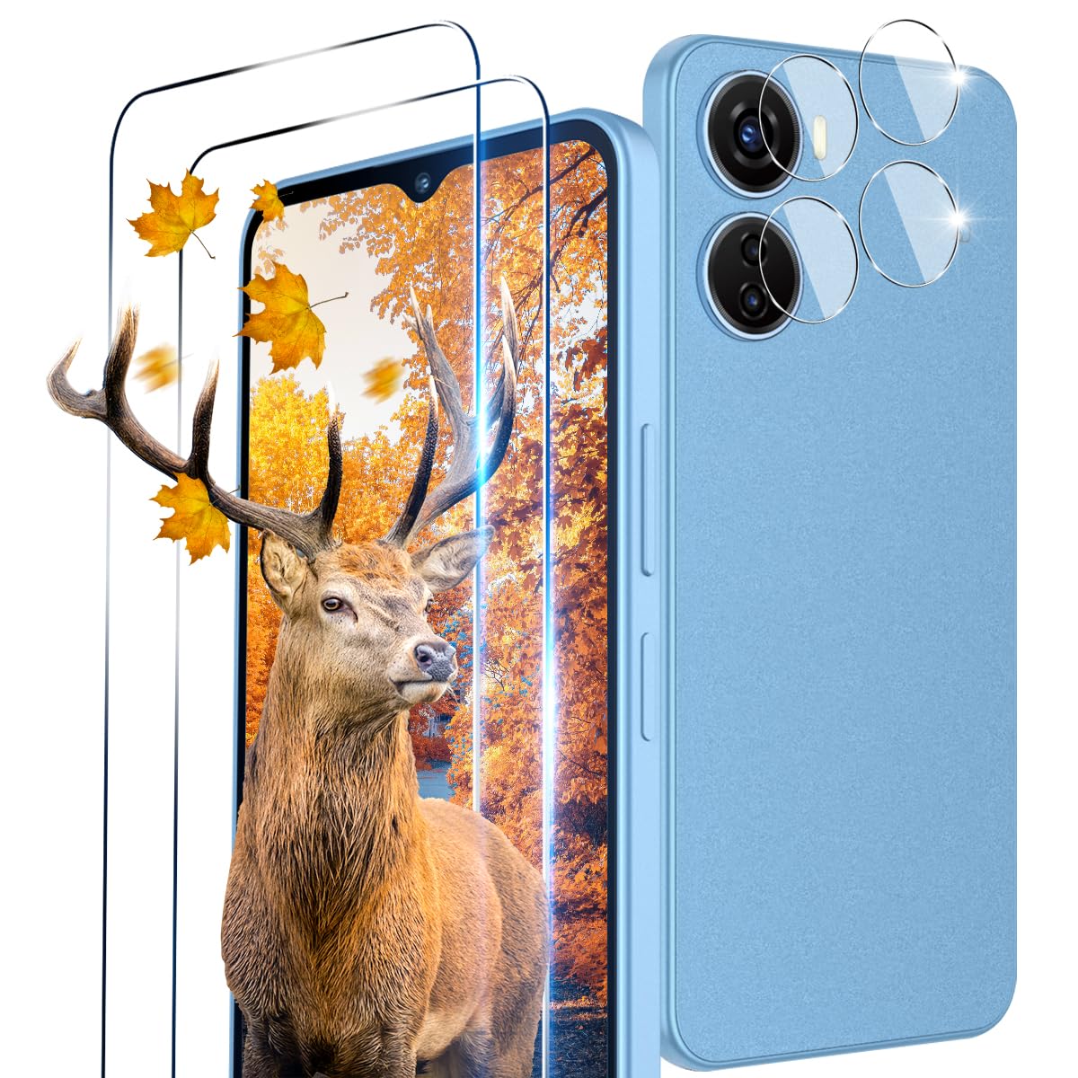 【送料無料】【2+2枚セット 指紋認証対応】 用 ZTE Libero 5G IV ガラスフィルム  ...