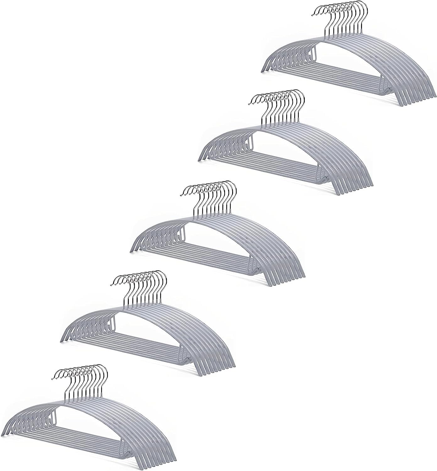 【送料無料】Cozyone ハンガー すべらない かたくずれ防止 50本組 洗濯物干し スリム ジャケットハンガー 収納ハンガー 頑丈なハンガー 衣類が滑り落ち...