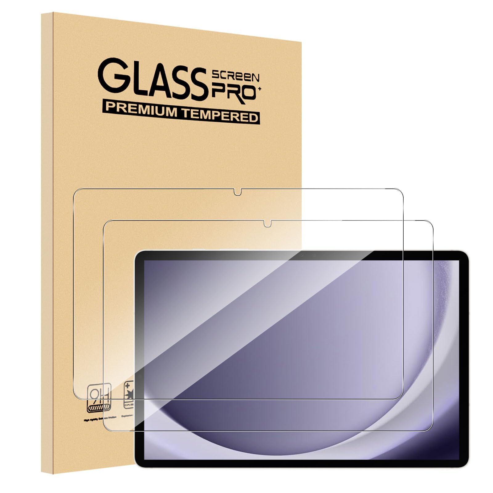 【送料無料】For Galaxy Tab A9 Plus/S9 FE/ S9/S10 FE/S10 lite/S11/A11 Plus ガラスフィルム(2枚) AUDASO Galaxy Tab S10 lite フィルム 日本旭硝子製 強化ガラス 液晶保護フィルム 気泡防止 耐指紋 飛散防止処理 硬度9H