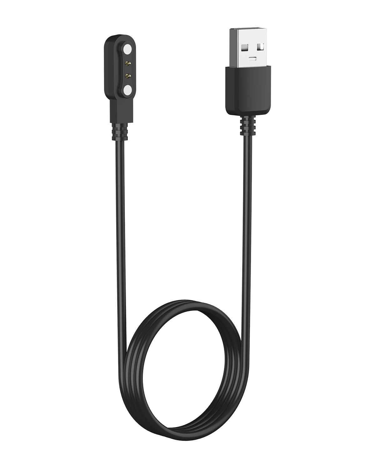 【送料無料】RUIMEN D1スマートウォッチ USB充電ケーブル 磁気マグネット式充電 量
