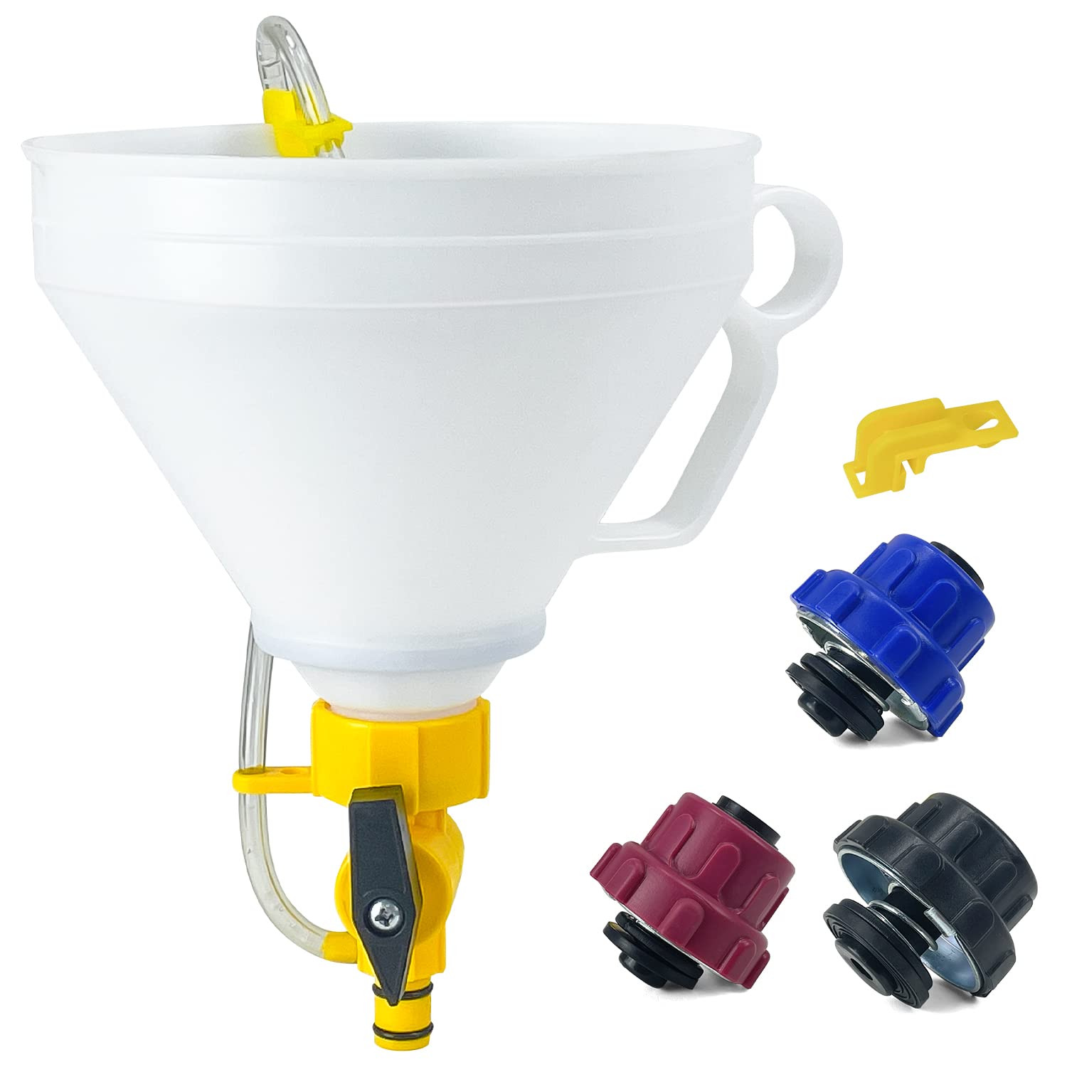 【送料無料】Socpuro クーラントファンネル 車 クーラント交換 ファンネル 3種類アダプター 汎用型タイ..