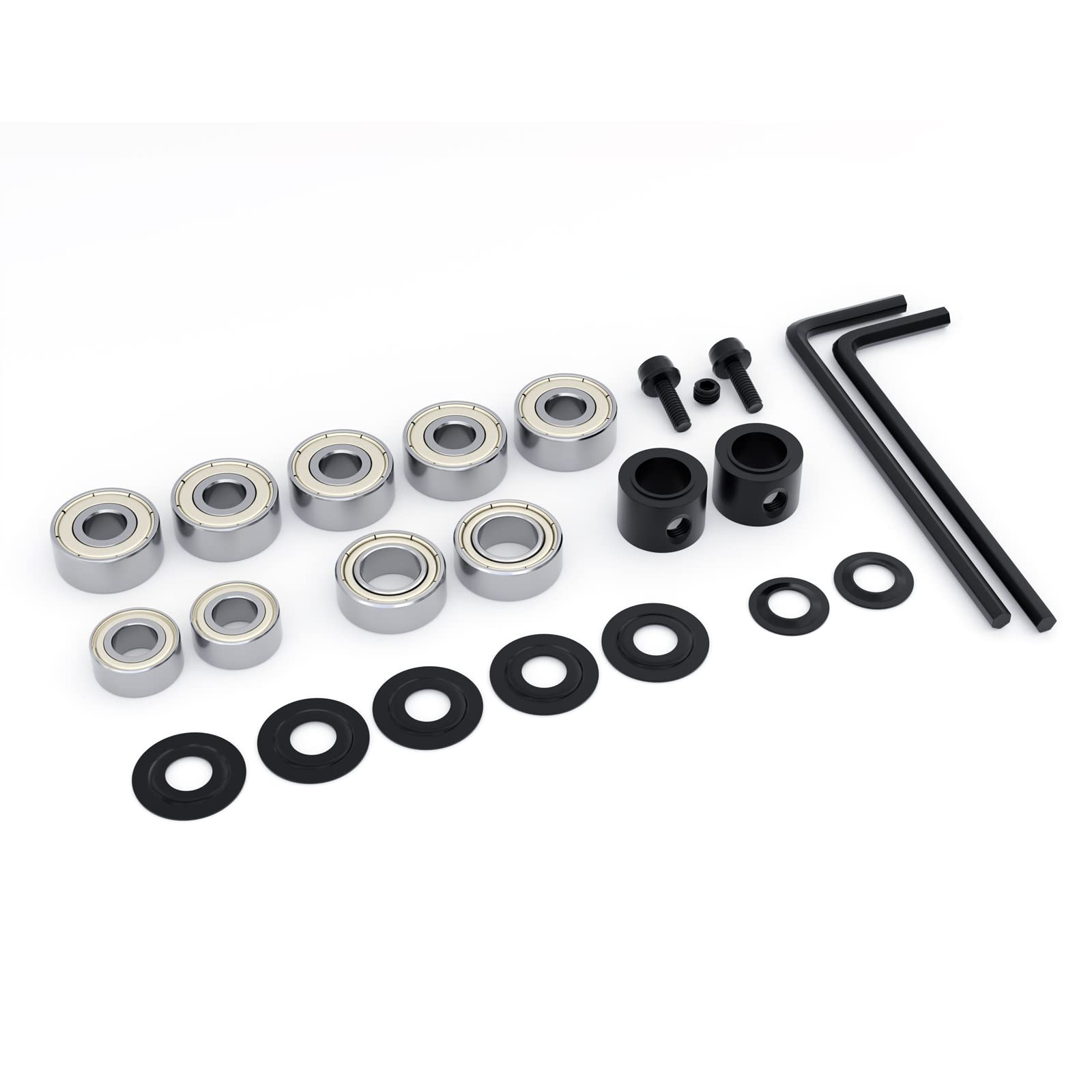 【送料無料】CSOOM 18 PCS ルータービットベアリング交換セットCは、(45°面取りビット、ギンナン面ビッ..