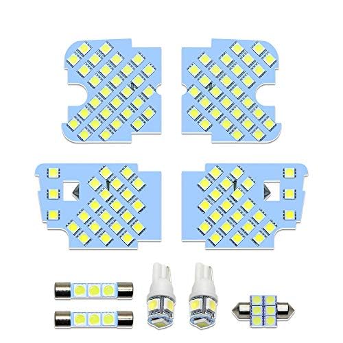 【送料無料】スペーシア LEDルームランプ スズキスペーシアMK32S/42S/53S H25.3~ マツダアレアワゴン MM32S/42S/53S H25.4~R5.10 専用設計 カスタムパーツ LED車内灯 室内灯 ハイブリッド/Gグレード対応 純正球爆光 3点セット 純正交換 取付簡単 工具付き 取扱説明書 (ペ