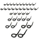 【送料無料】ロッドガイド 片足ガイド ステンレス 釣り竿 自作 交換 修理 (3#・4#・5#・6#・7#・8#・10# 計36点)