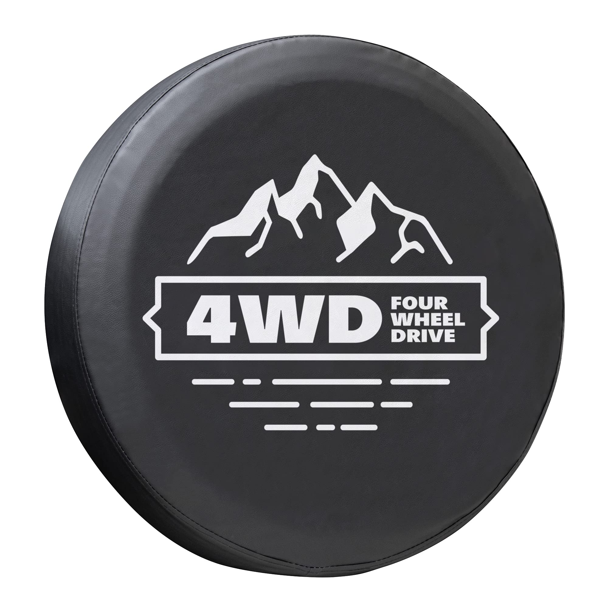 【送料無料】ジムニー スペアタイヤカバー タイヤカバー 保護カバー 保護 カバー 4WD 純正サイズ JB64 JB23 JA22 JA12 JA11 JA71 (マウンテン（黒）)