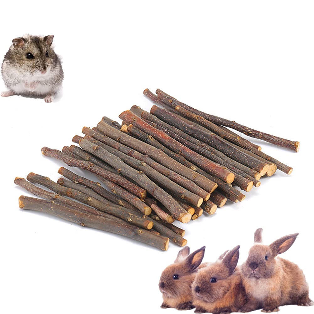 【送料無料】MUYYIKA りんごの木 かじり木 小動物 おやつ 噛むおもちゃ 極細枝 中枝 天然 無添加 無着..