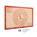 【送料無料】大きいサイズクッキングマット 食品級シリコーン 製菓マット 目盛り付き 60×40cm キッチン パン/クッキー/ピザ ベーキングマット 調理台保護...