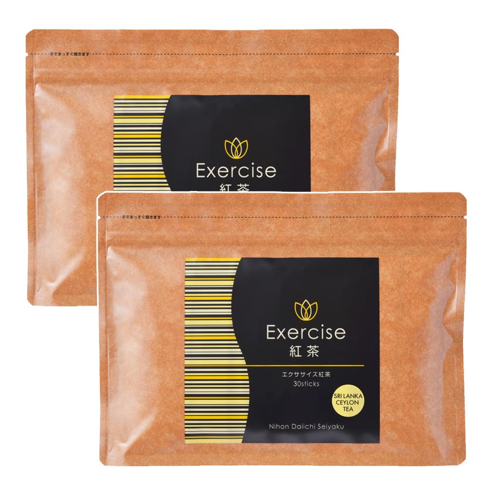 【送料無料】エクササイズ紅茶 30本入2袋セット 燃焼サポート ダイエッター向け L-カルニチン・ガルシ..
