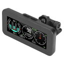 【送料無料】オフロード車用モーターサイクル用スロープメーター、車両傾斜/ピッチ角GPS速度勾配計HU ...