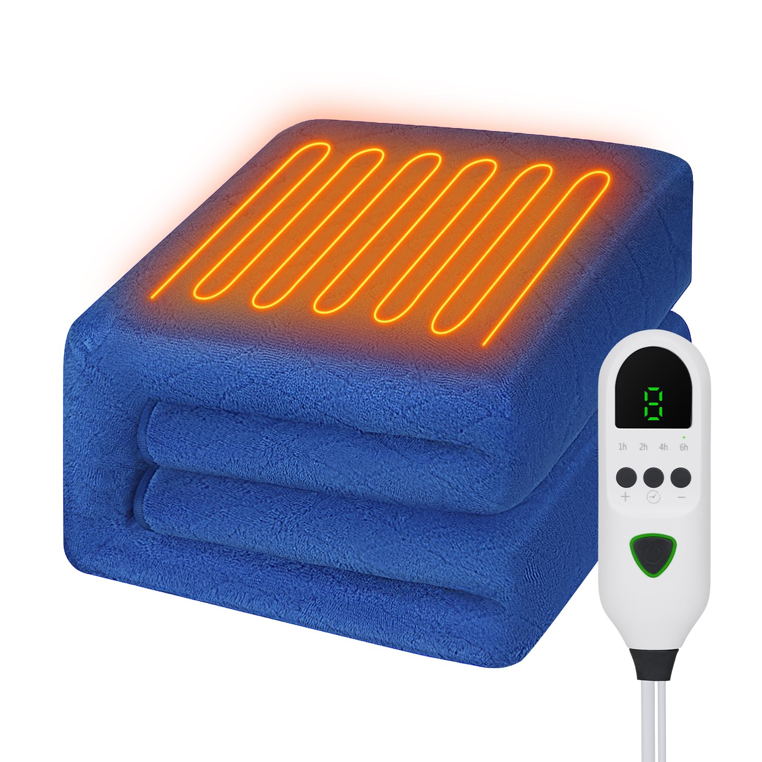 【送料無料】Homwarm 電気毛布 防寒 保温 速熱 敷き 暖房費節約 省エネ 電気マット LEDコントローラー ..