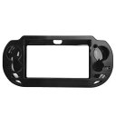 【送料無料】OSTENT ケース カラフル アルミニウム メタル スキン 保護カバーケース Sony PSVita PSVコンソール用 (Black)