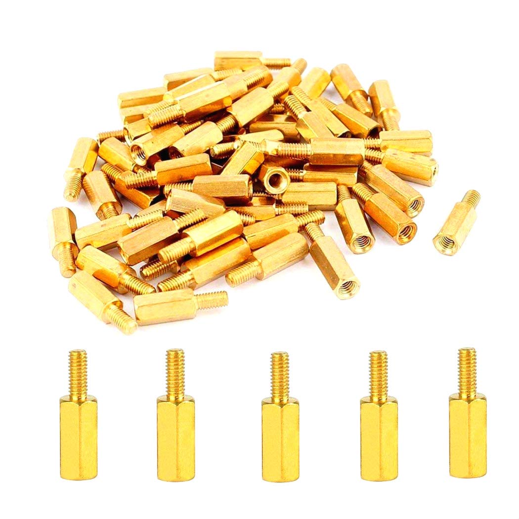 【送料無料】Coolotic 六角スペーサー M3 x10mm + 6mm PCBスタンドオフ六角ス ...